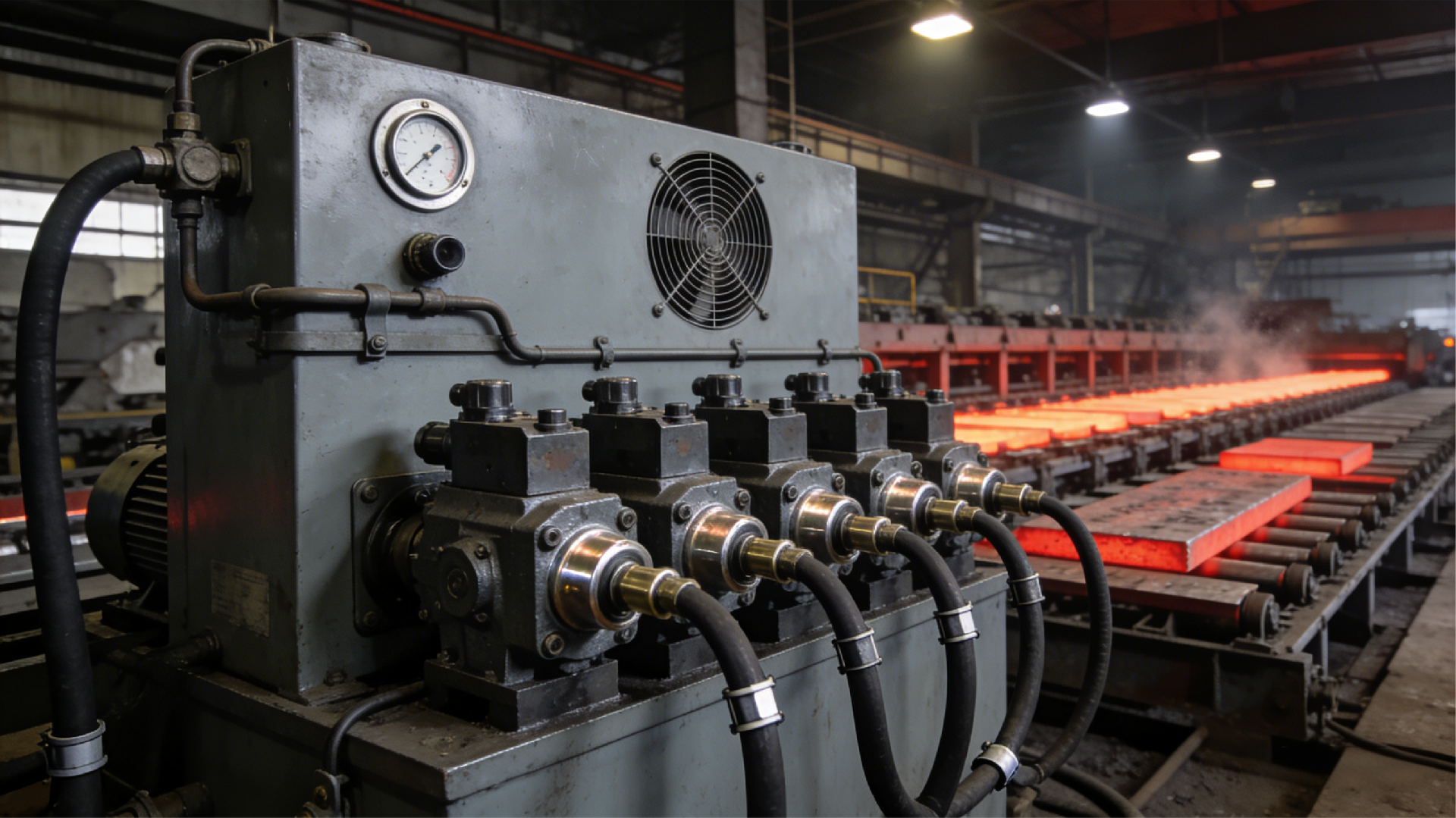 Разделитель потока типа чугуна управляет 8 гидравлическими цилиндрами и применяется в синхронной системе гидравлических цилиндров в металлургических компаниях2