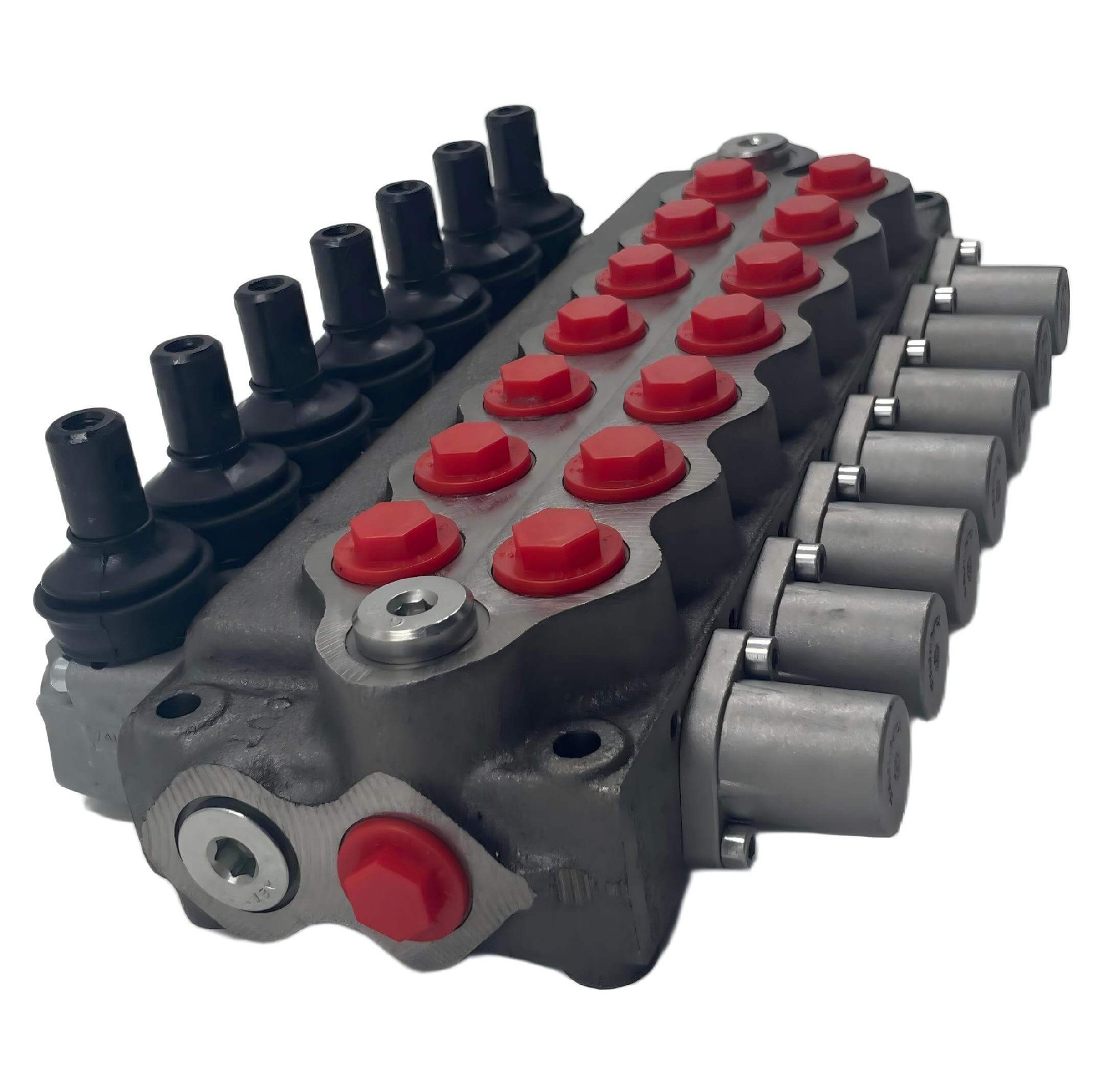 Ручной гидравлический золотниковый распределитель Walvoil SD5/7-P(KG3-160)/18L/18L/18L/28L/28L/28L/28L/AET с 7 золотниками для мобильной техники2.jpg